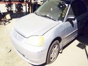 2001 HONDA CIVIC, SILVER, LX MODEL, AT.   A26256